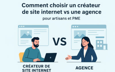 Comment choisir un créateur de site web vs une agence : guide stratégique pour artisans et PME